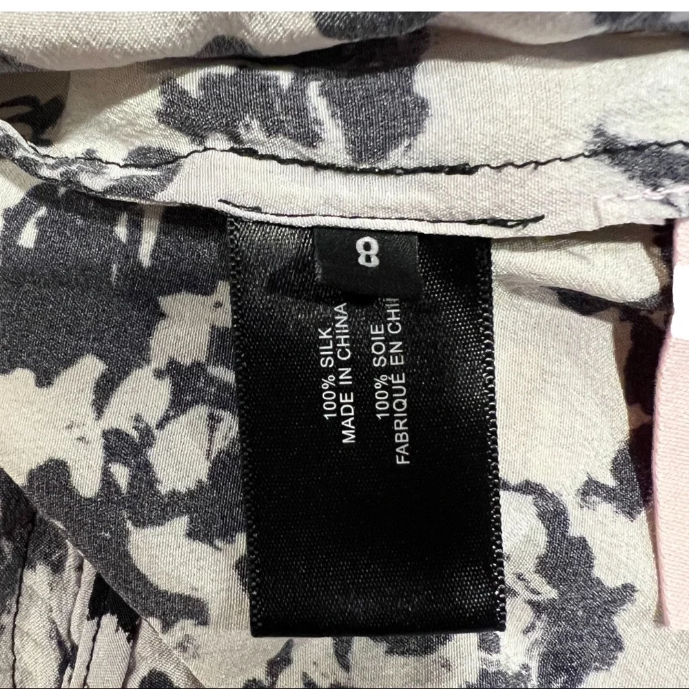 Proenza Schouler Silk Scribble Rose Ruffle Top (8) - Picture 10 of 11